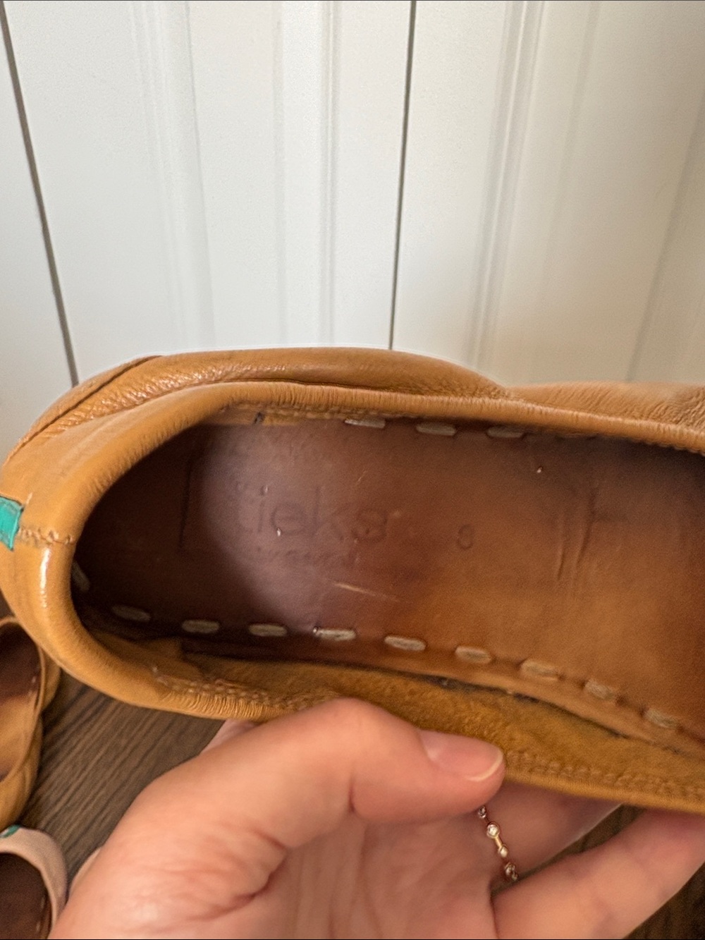 Assorted Tieks Women's Leather Ballet Flats - Silver, Tan, Red, Blush - Size 8 - Picture 3 of 5